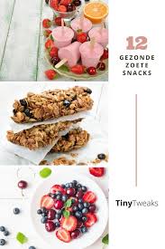 gezonde en lekkere snacks