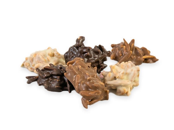 amandel met chocolade