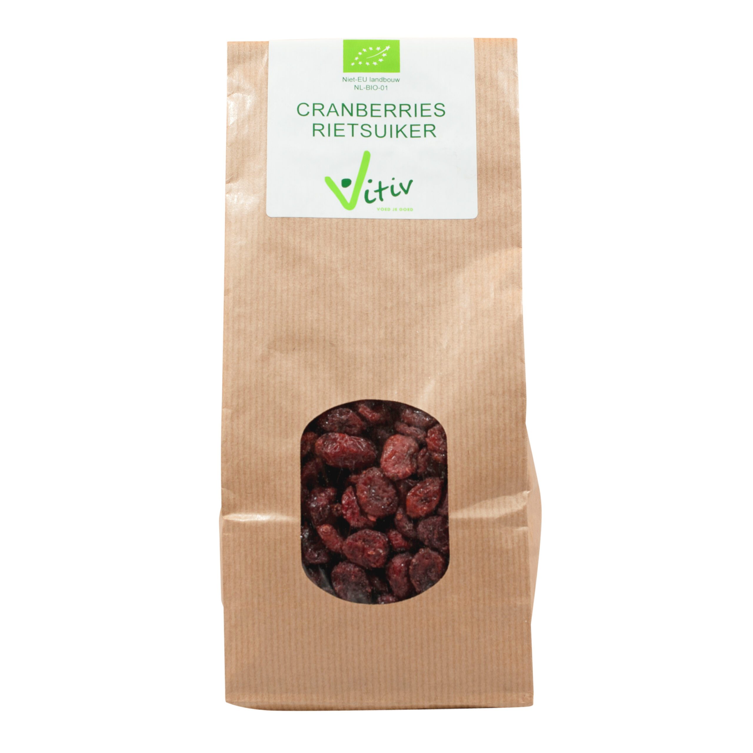 cranberries gedroogd