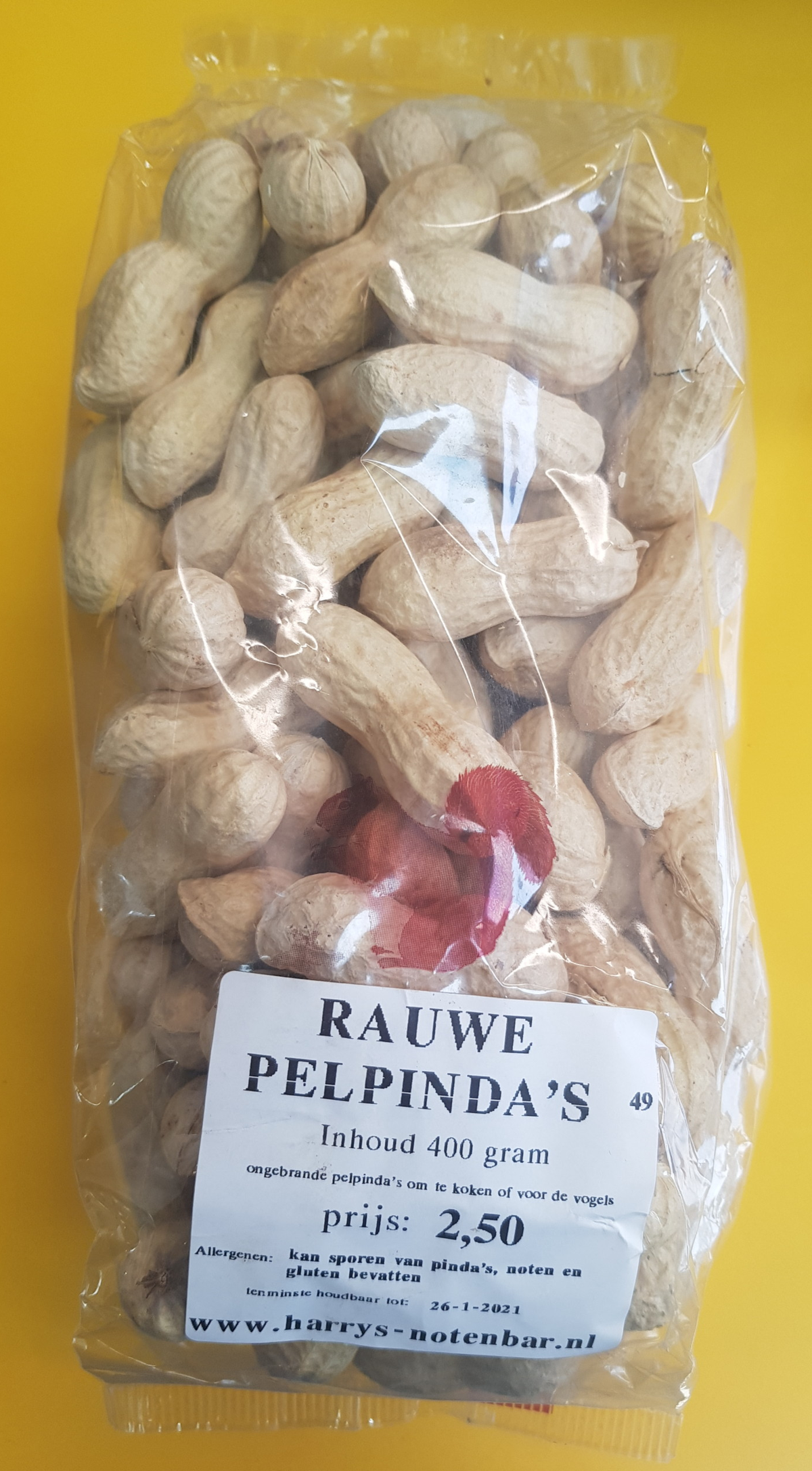 rauwe pinda's